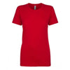 Next Level Women's Red Ideal Short-Sleeve Crew Tee