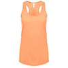 Next Level Women's Light Orange Ideal Racerback Tank