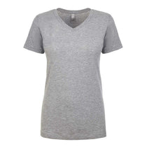 Next Level Women's Heather Grey Ideal V-Neck Tee