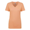 Next Level Women's Light Orange Ideal V-Neck Tee
