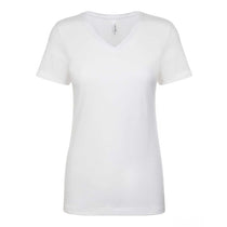 Next Level Women's White Ideal V-Neck Tee
