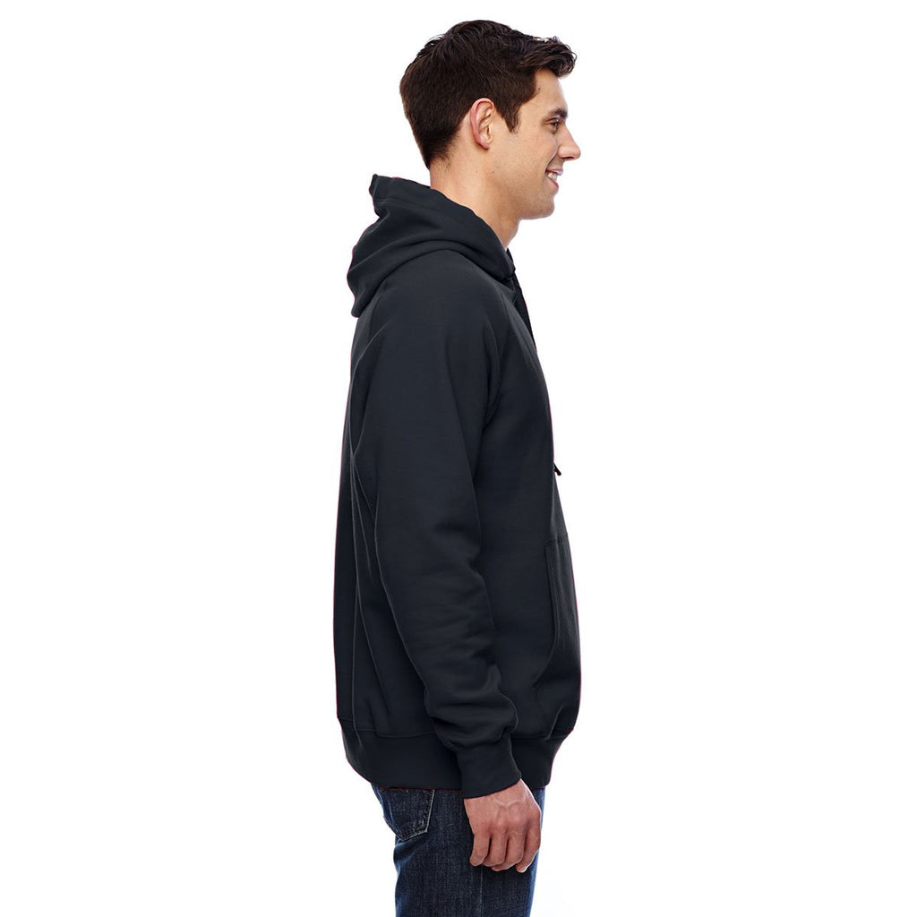 Hanes Men's Black 7.2 oz. Nano Pullover Hood