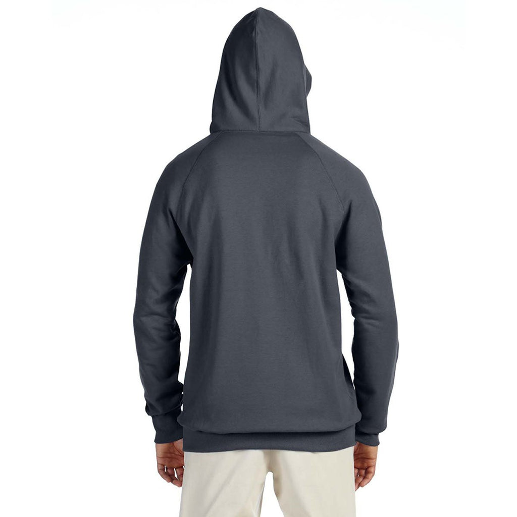 Hanes Men's Charcoal Heather 7.2 oz. Nano Pullover Hood