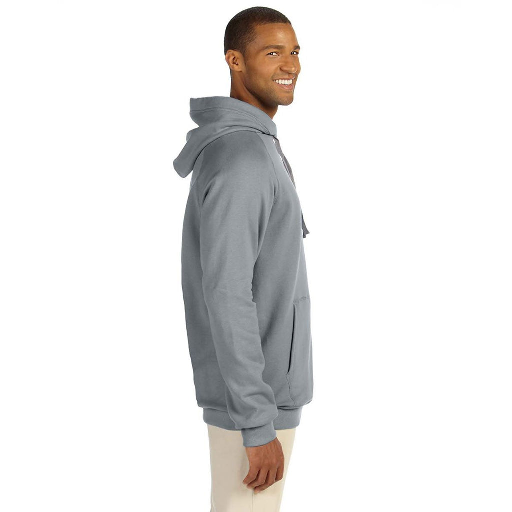 Hanes Men's Vintage Grey 7.2 oz. Nano Pullover Hood