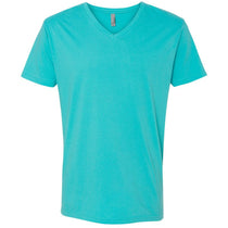 Next Level Men's Tahiti Blue Premium Fitted Short-Sleeve V-Neck Tee