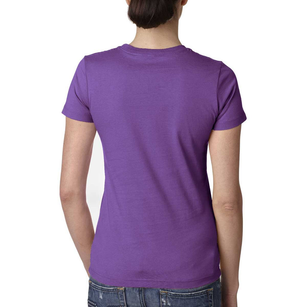 Next Level Women's Purple Berry Boyfriend Tee