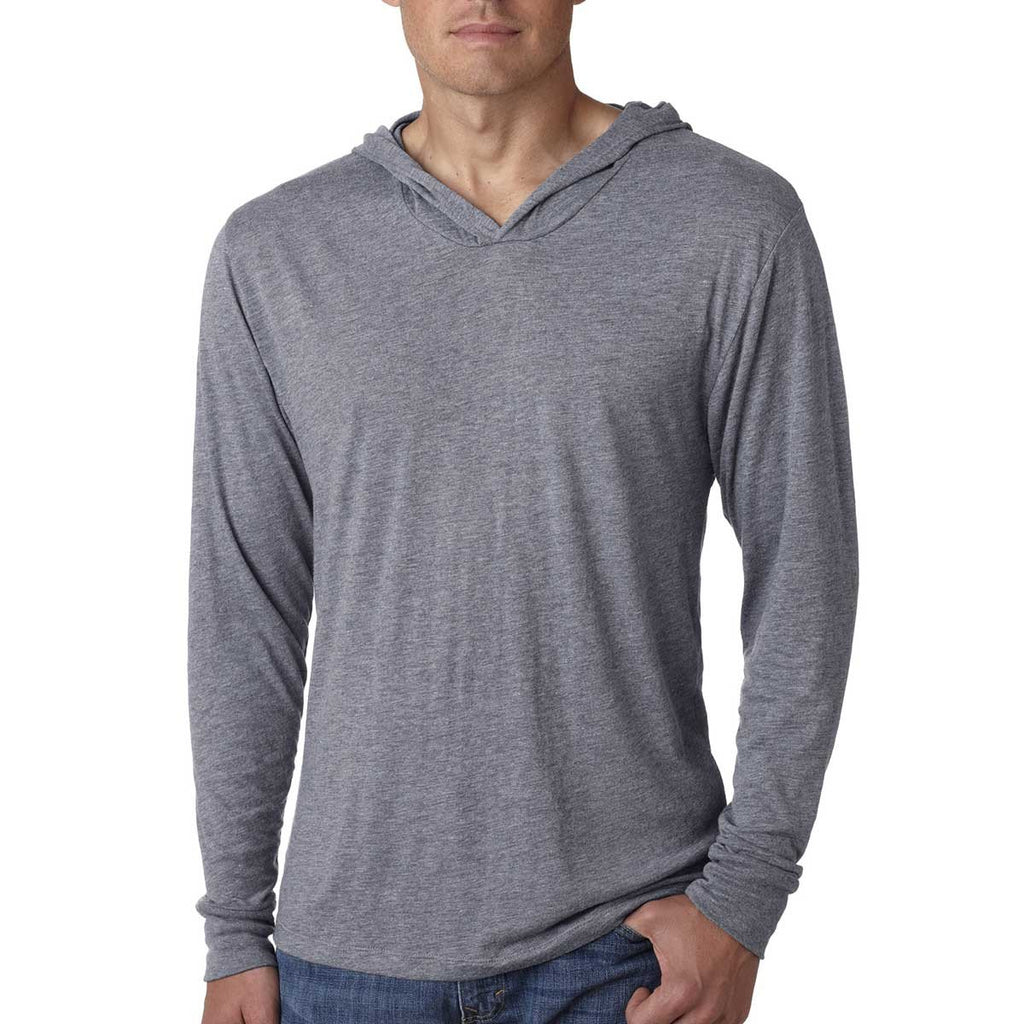 Next Level Unisex Premium Heather Triblend Long Sleeve Hoodie