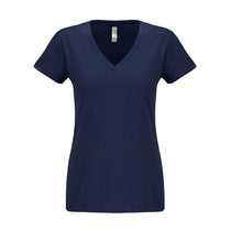 Next Level Women's Midnight Navy Sueded V-Neck Tee