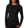 Next Level Men's Black Blended Thermal Tee
