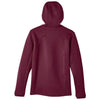 North End Men's Burgundy Heather/Olympic Blue Paramount Bonded Knit Jacket