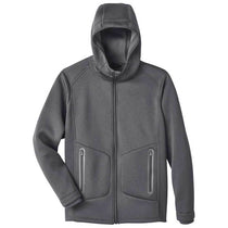 North End Men's Carbon Heather/Black Paramount Bonded Knit Jacket