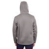 North End Men's Light Heather/Carbon Paramount Bonded Knit Jacket