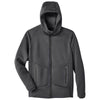 North End Men's Black Heather/Carbon Paramount Bonded Knit Jacket