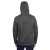 North End Men's Black Heather/Carbon Paramount Bonded Knit Jacket
