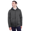 North End Men's Black Heather/Carbon Paramount Bonded Knit Jacket