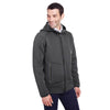North End Men's Black Heather/Carbon Paramount Bonded Knit Jacket