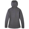North End Women's Carbon Heather/Black Paramount Bonded Knit Jacket