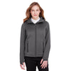 North End Women's Carbon Heather/Black Paramount Bonded Knit Jacket