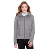 North End Women's Light Heather/Carbon Paramount Bonded Knit Jacket
