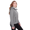 North End Women's Light Heather/Carbon Paramount Bonded Knit Jacket