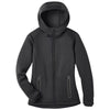 North End Women's Black Heather/Carbon Paramount Bonded Knit Jacket