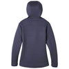 North End Women's Classic Navy Heather/Carbon Paramount Bonded Knit Jacket