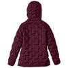 North End Women's Burgundy/Olympic Blue Loft Puffer Jacket
