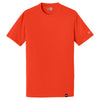 New Era Men's Deep Orange Heritage Blend Crew Tee