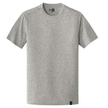 New Era Men's Light Graphite Twist Heritage Blend Crew Tee