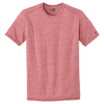 New Era Men's Crimson Tri-Blend Performance Crew Tee