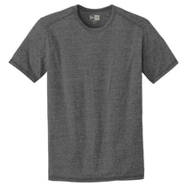 New Era Men's Dark Graphite Tri-Blend Performance Crew Tee