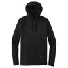 New Era Men's Black Solid Tri-Blend Performance Pullover Hoodie Tee