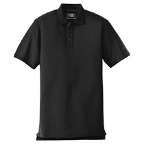 New Era Men's Black Venue Home Plate Polo
