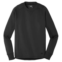 New Era Men's Black Venue Fleece Crew
