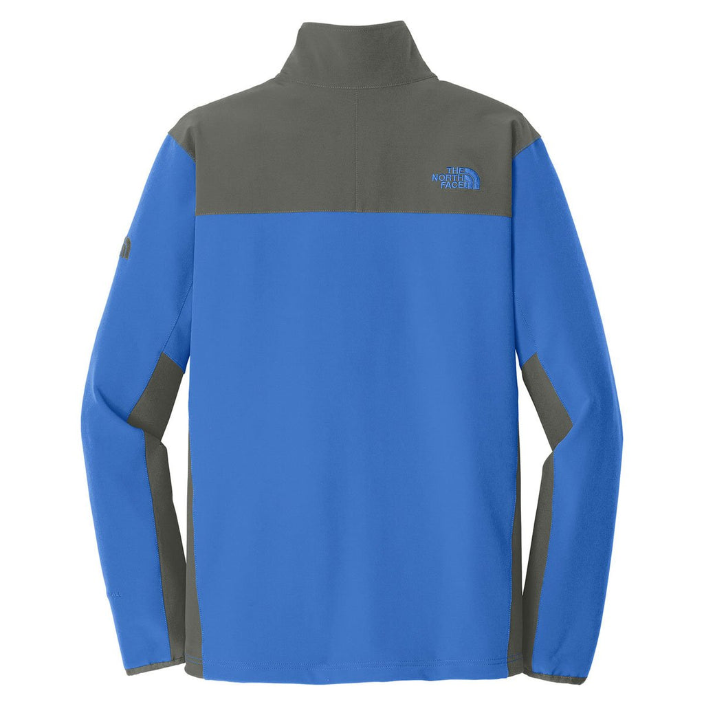 The North Face Men's Monster Blue/Asphalt Grey Tech Stretch Soft Shell Jacket