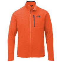 The North Face Men's Zion Orange Heather/Urban Navy Skyline Full-Zip Fleece Jacket