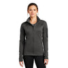 The North Face Women's Asphalt Grey Mountain Peaks Fleece Full-Zip Jacket
