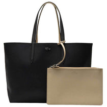 Lacoste Women's Black/Warm Sand Anna Reversible Tote Bag