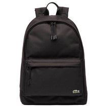Lacoste Black Canvas Backpack