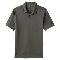 Nike Men's Anthracite/Black Dri-FIT Edge Tipped Polo