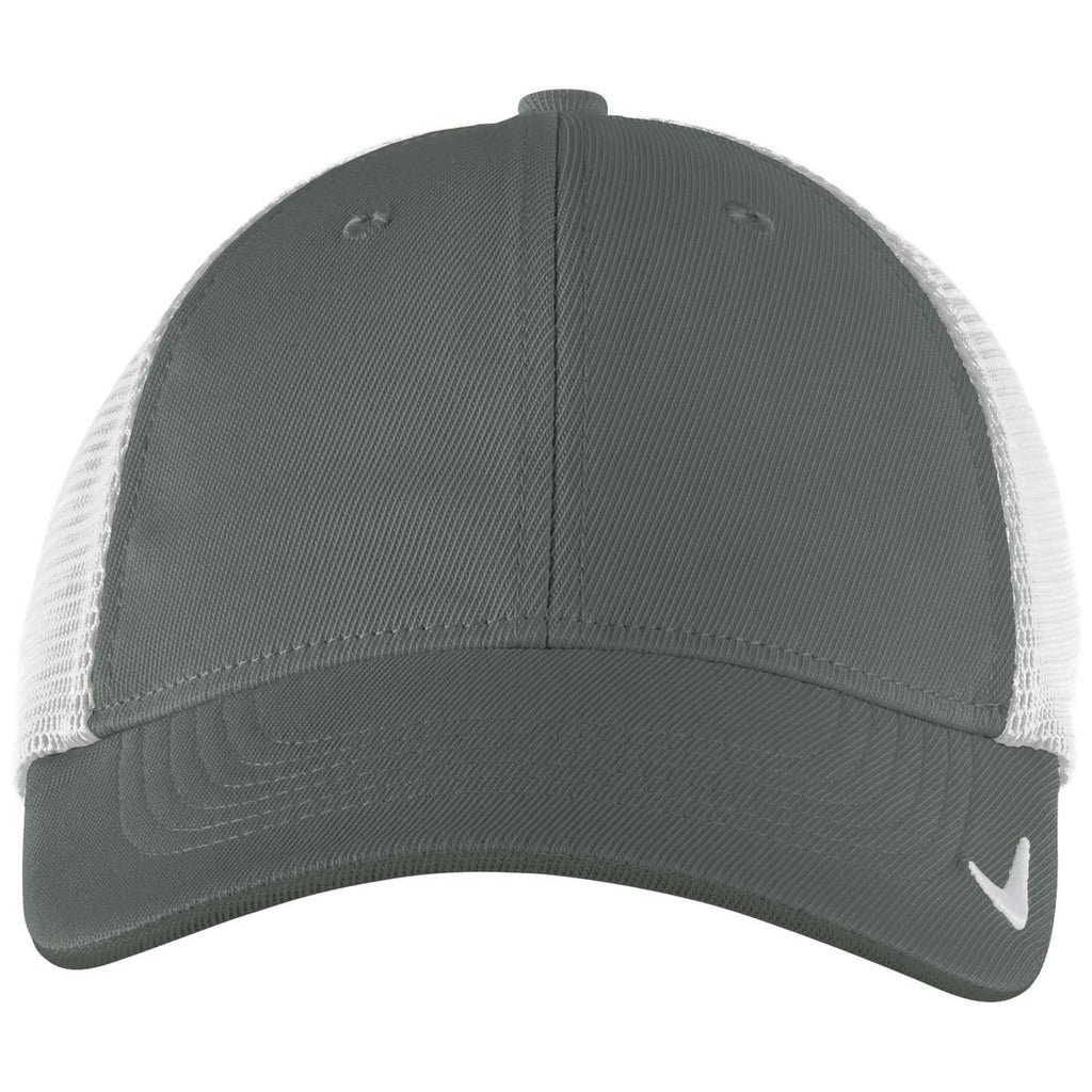 Nike Anthracite/White Dri-FIT Mesh Back Cap
