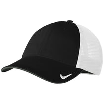 Nike Black/White Dri-FIT Mesh Back Cap
