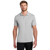 Nike Men's Wolf Grey Heather Dry Victory Textured Polo