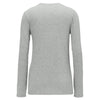 Nike Women's Dark Grey Heather Core Cotton Long Sleeve Tee