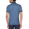 Original Penguin Men's Black Iris Blue Geo Swag Polo