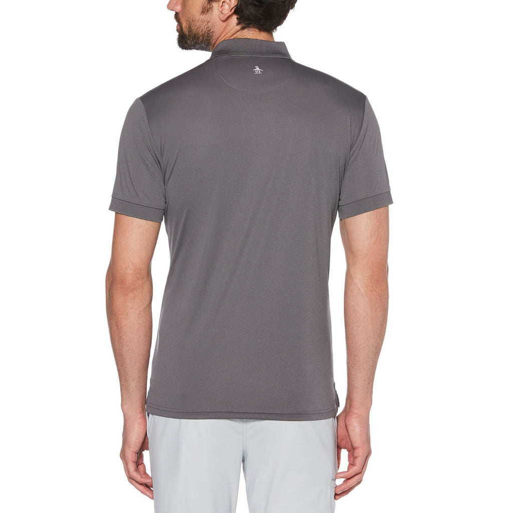Original Penguin Men's Caviar Grey Earl Championship Polo