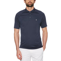 Original Penguin Men's Black Iris Blue Action Gusset Polo