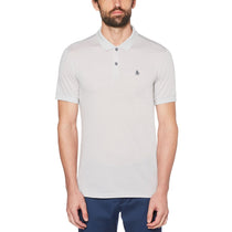 Original Penguin Men's Pearl Blue Birdseye View Polo
