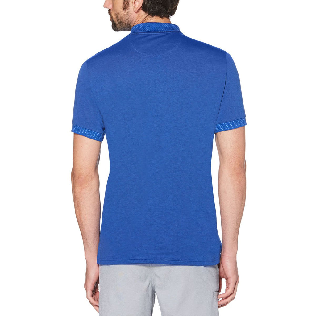 Original Penguin Men's Surf The Web Birdseye View Polo