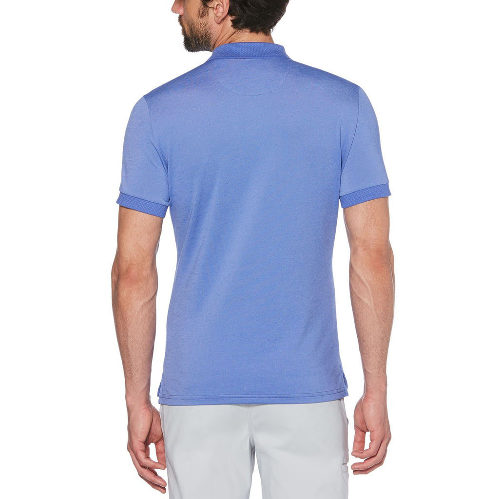 Original Penguin Men's Amparo Blue Birdseye View Polo